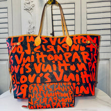Load image into Gallery viewer, šBlack Friday SpecialšLouis Vuitton X Stephen Sprouse Orange Graffiti BUNDLE: Neverfull GM and Zippy Wallet