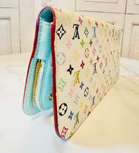 Load image into Gallery viewer, PRELOVED Louis Vuitton Takashi Murakami Monogram Multicolor Blanc Insolite Wallet