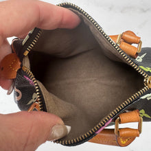 Load image into Gallery viewer, Louis Vuitton X Takashi Murakami Multicolor Noir Monogram Mini Speedy