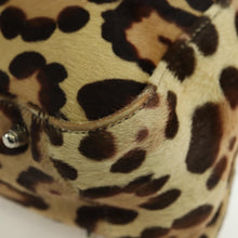 Load image into Gallery viewer, FENDI Calf Hair Leopard Print Top Handle Bag