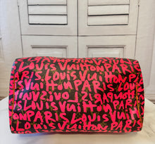 Load image into Gallery viewer, PRELOVED Louis Vuitton Bundle: Monogram Graffiti Speedy 30 and Compact Zippy Wallet