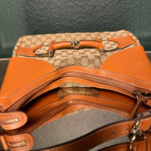 Load image into Gallery viewer, Gucci GG Canvas Heritage Web Horsebit Hobo