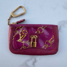 Load image into Gallery viewer, Louis Vuitton Monogram Charms Key Pouch Fuchsia