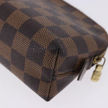Load image into Gallery viewer, Louis Vuitton Damier Ebene Cosmetic Pouch PM