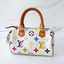 Load image into Gallery viewer, Louis Vuitton X Takashi Murakami Multicolor Blanc Monogram Mini Speedy