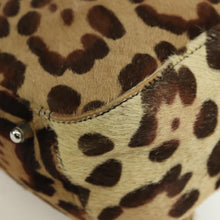 Load image into Gallery viewer, FENDI Calf Hair Leopard Print Top Handle Bag