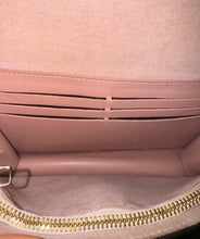 Load image into Gallery viewer, PRELOVED Louis Vuitton Damier Ebene Croisette Chain Wallet Magnolia