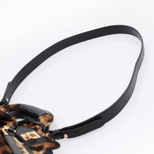 Load image into Gallery viewer, Salvatore Ferragamo Calf Hair Leopard Print Top Handle Bag
