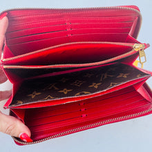 Load image into Gallery viewer, Louis Vuitton Monogram Retiro Zippy Wallet Cherry