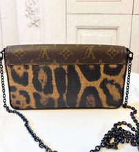 Load image into Gallery viewer, PRELOVED Louis Vuitton Monogram Animal Print Pochette Felicie Chain Wallet