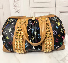 Load image into Gallery viewer, PRELOVED Louis Vuitton Takashi Murakami Monogram Multicolor Noir Courtney MM