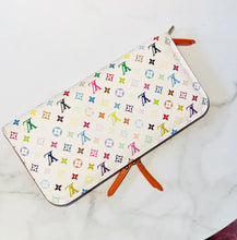 Load image into Gallery viewer, PRELOVED Louis Vuitton Takashi Murakami Monogram Multicolor Blanc Insolite Wallet