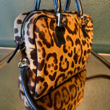 Load image into Gallery viewer, FENDI Pony Hair Leopard Top Handle Satchel