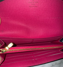 Load image into Gallery viewer, PRELOVED Louis Vuitton Takashi Murakami Monogram Multicolor Noir Sarah Wallet