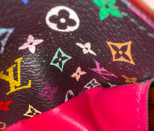 Load image into Gallery viewer, PRELOVED Louis Vuitton Takashi Murakami Monogram Multicolor Noir Sarah Wallet
