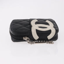 Load image into Gallery viewer, Chanel Calfskin Quilted Cambon Zip Around Pouch