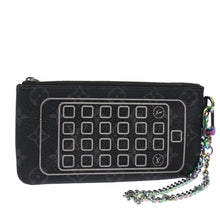 Load image into Gallery viewer, Louis Vuitton Monogram Eclipse Fragment Phone Pouch
