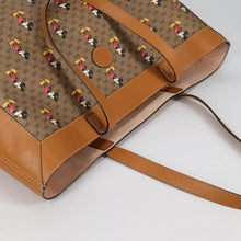 Load image into Gallery viewer, GUCCI X DISNEY GG Supreme Monogram Mickey Mouse Large Shopping Tote with Pouch