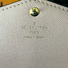 Load image into Gallery viewer, Louis Vuitton Damier Ebene / Rose Ballerine Sarah Wallet NM