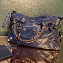 Load image into Gallery viewer, Balenciaga Town Navy Giant Silver Hardware