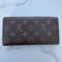 Load image into Gallery viewer, Louis Vuitton Monogram Fleuri Sarah Wallet