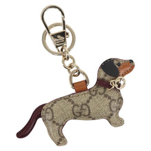Load image into Gallery viewer, Gucci Dachshund GG Supreme Canvas Bag Charm