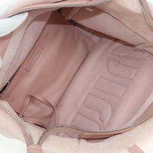 Load image into Gallery viewer, Miu Miu Pink Shearling Sequin Logo Tote with Pouch