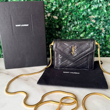 Load image into Gallery viewer, Saint Laurent Lambskin Quilted Micro Gaby Bag