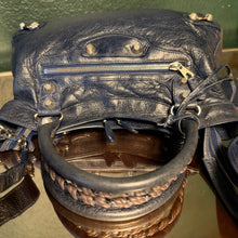 Load image into Gallery viewer, Balenciaga Town Navy Giant Silver Hardware
