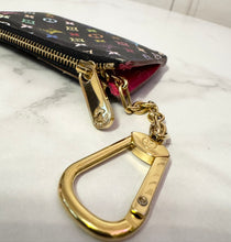 Load image into Gallery viewer, PRELOVED Louis Vuitton Takashi Murakami Multicolor Noir Pochette Cles