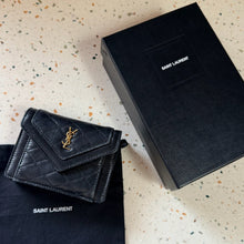 Load image into Gallery viewer, Saint Laurent Lambskin Quilted Micro Gaby Bag