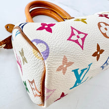 Load image into Gallery viewer, Louis Vuitton X Takashi Murakami Multicolor Blanc Monogram Mini Speedy