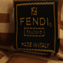 Load image into Gallery viewer, FENDI Logo Silk Square 35" Scarf