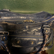 Load image into Gallery viewer, Balenciaga Town Navy Giant Silver Hardware