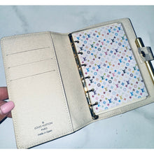 Load image into Gallery viewer, Louis Vuitton Small Ring Agenda Damier Azur