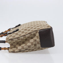 Load image into Gallery viewer, Gucci GG Canvas Bamboo Tote