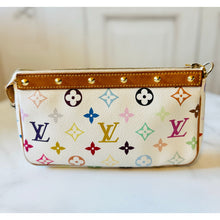 Load image into Gallery viewer, Louis Vuitton X Takashi Murakami Multicolor Blanc Pochette Accessories