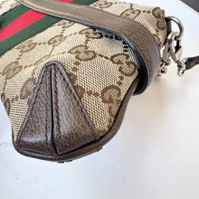 Load image into Gallery viewer, Gucci Horsebit NM Web Chain Clutch GG Canvas Small