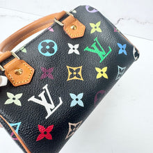 Load image into Gallery viewer, Louis Vuitton X Takashi Murakami Multicolor Noir Monogram Mini Speedy