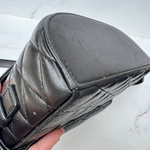 Load image into Gallery viewer, Saint Laurent Lambskin Quilted Monogram June Box Bag Black