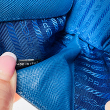 Load image into Gallery viewer, Prada Saffiano Lux Mini Promenade Tote Blue