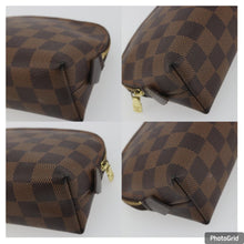 Load image into Gallery viewer, Louis Vuitton Damier Ebene Cosmetic Pouch PM