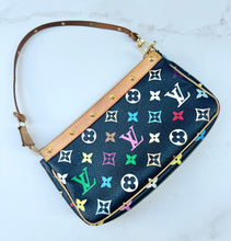 Load image into Gallery viewer, PRELOVED Louis Vuitton Pochette Accessories Multicolor Noir