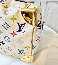 Load image into Gallery viewer, PRELOVED Louis Vuitton X Takashi Murakami Monogram Multicolor Blanc Speedy 30