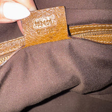 Load image into Gallery viewer, Gucci GG Monogram Lurex Heart Lock Boston Bag