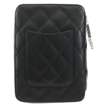 Load image into Gallery viewer, Chanel Calfskin Quilted Cambon Zip Around Cosmetic Pouch