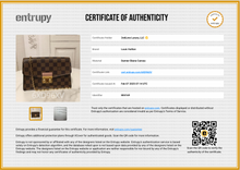 Load image into Gallery viewer, PRELOVED Louis Vuitton Damier Ebene Croisette Chain Wallet Magnolia