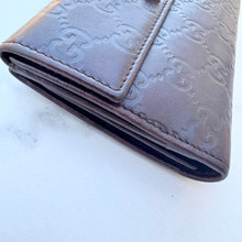 Load image into Gallery viewer, GUCCI Guccisima Leather Wallet Brown