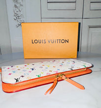 Load image into Gallery viewer, PRELOVED Louis Vuitton Takashi Murakami Monogram Multicolor Blanc Insolite Wallet