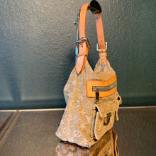 Load image into Gallery viewer, Louis Vuitton Monogram Denim Baggy PM Green Lichen